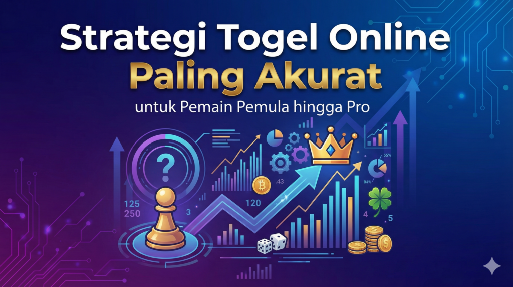 Ilustrasi strategi togel online paling akurat dan panduan bermain untuk pemula hingga pemain profesional.